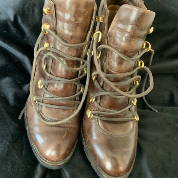 Michael Kors Brown high heel ankle boots - Picture 3 of 5